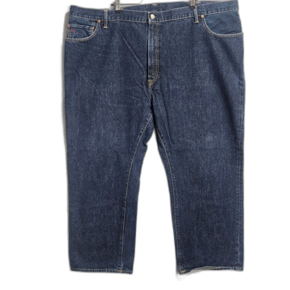 50BX30 Polo Ralph Lauren Straight Leg Dark Wash Classic Jeans Big and Tall - Picture 1 of 9